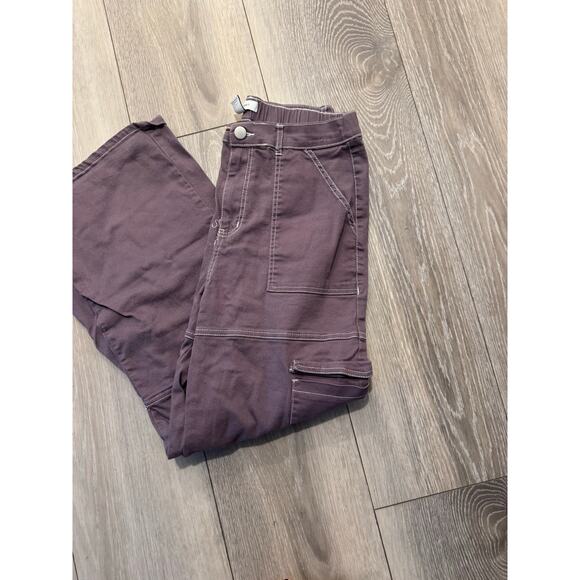 Forever 21 Plum Cargo Pants XL - Picture 2 of 7